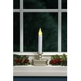 thumbnail image 2 of Xodus Innovations FPC1220P LED Christmas Window Candle with Light Sensor, Pewter Base, Orange Flame, 2 of 2