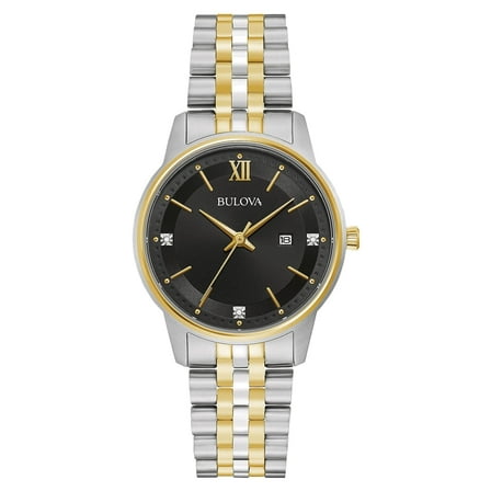 Bulova Women's Two-Tone Diamond Accent Watch - 98P198