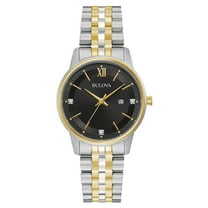 Bulova Women's Two-Tone Diamond Accent Watch - 98P198