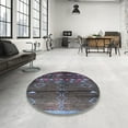 thumbnail image 4 of Ahgly Company Machine Washable Indoor Rectangle Industrial Modern Black Area Rugs, 7' x 9', 4 of 7