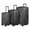 Grey, variant on 3-Piece Luggage Set Lightweight Expandable Hardside Suitcase with TSA Lock Spinner Wheels,20"Carry-On,26"Medium Checked & 30"Large Checked Luggage,Grey,DQ135