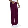 thumbnail image 5 of Dickies Advance Medical Scrubs Pant for Men Straight Leg Zip Fly Cargo DK205S, S Short, Wine, 5 of 6