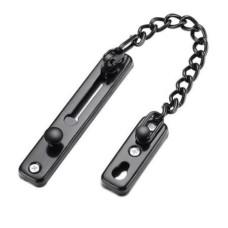 lock chain door theft guard anti security stainless press steel spring