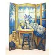 Wayborn Hand Painted The Den Room Divider