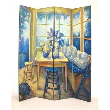 Wayborn Hand Painted The Den Room Divider