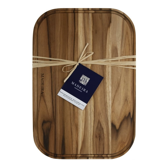 Madeira Cutting and Carving Board, Teak Edge-Grain, 20" x 14"