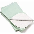 thumbnail image 1 of Lot de 2 - Alèses d'Incontinence Réutilisables 36x36 Imperméables/lavables, Alèses de Lit d'Incontinence Idéales pour Adultes, Enfants et Animaux (Vert), 1 of 2
