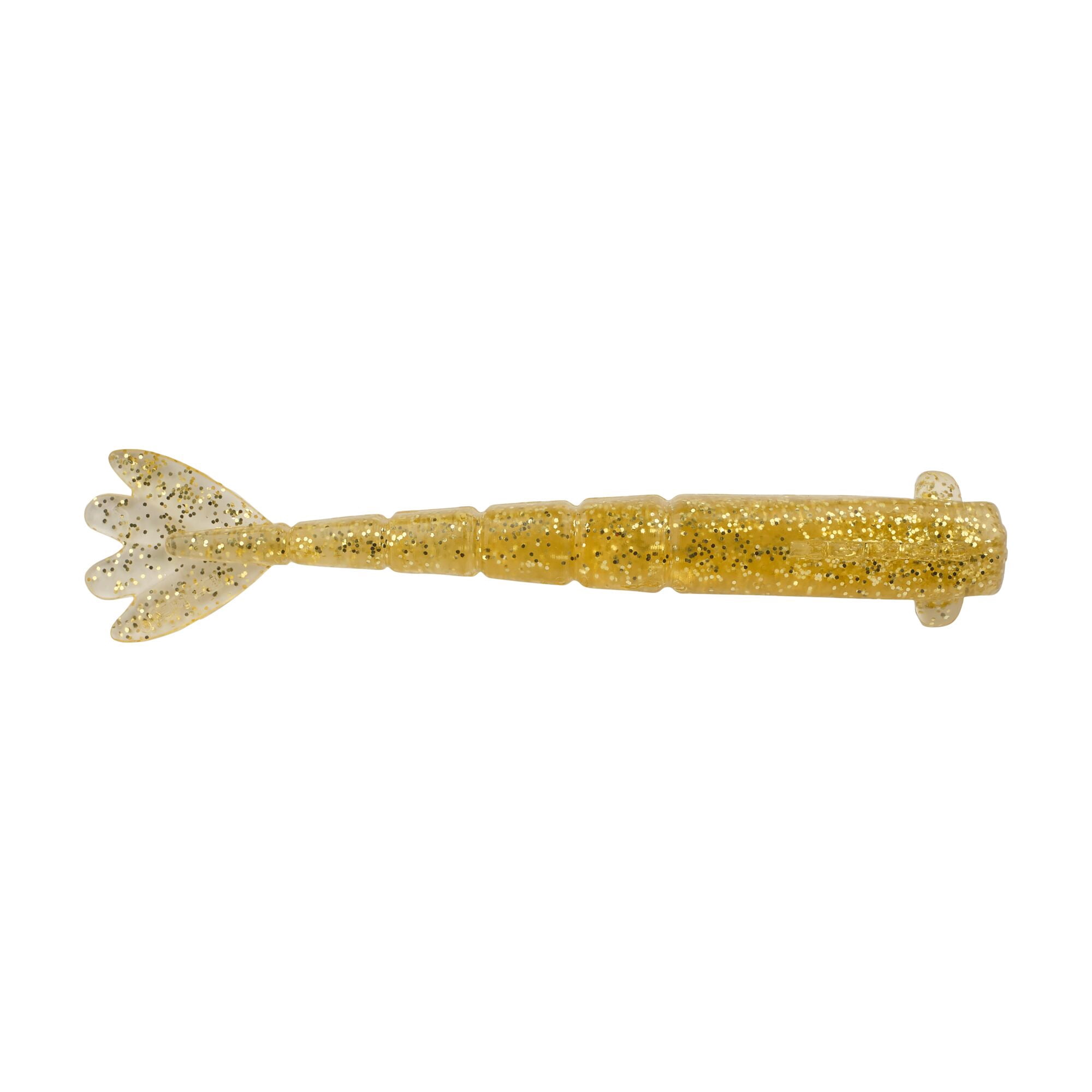 Berkley PowerBait® Saltwater Bonga Shrimp, 4 in, Shrimp, Gold (6-count)