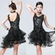 thumbnail image 3 of Falda de baile de malla de lentejuelas con lentejuelas sexy L Negro Sunnimix Vestido de baile, 3 of 8