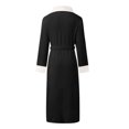 thumbnail image 5 of Women's Fall/winter V Neck Solid Color Flannel Long Nightgown Womens Winter Robes Womens Fuzzy Robe Robes for Women Fuzzy with Zipper Sweater Robe Women plus Size Kimono Robe Fancy Robes Nylon Robes, 5 of 5