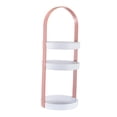 thumbnail image 3 of Desk Cosmetics Stand Makeup Layer Buffet Serving Tray Snack Fruit Cupcake Stand Vanity Trays Spice Rack Organizer for Kitchen Home Pink, 3 of 8