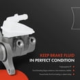 thumbnail image 3 of A-Premium Brake Master Cylinder with Reservoir and Cap Compatible with Infiniti Vehicles - QX60 2014-2017, JX35 2013, Pathfinder 2013-2018, 3 of 6