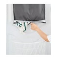 thumbnail image 3 of Hanging Laundry Basket Bag, Hanging Laundry Hamper with 2 Strong Hooks for Dirty clothes Door Hanging Bag, Best Choice for Holding Dirty Clothes and Saving Space, Lrage Size 28.7 X 19.7 inch, Gray, 3 of 8