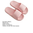 thumbnail image 7 of NIBOLOG Women Slippers Soft Thick Platform Soles Solid Color Non-slip Open Toe Anti-skid Silent No Odor Wear-resistant Bath Beach Indoor Outdoor Slippers, 7 of 7