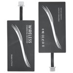 Stable Performance Adopt Self-adhesive Silicone Wireless Charger Receiver, Lightweight And Small Wireless Charger Adapter, For Mobile Phones