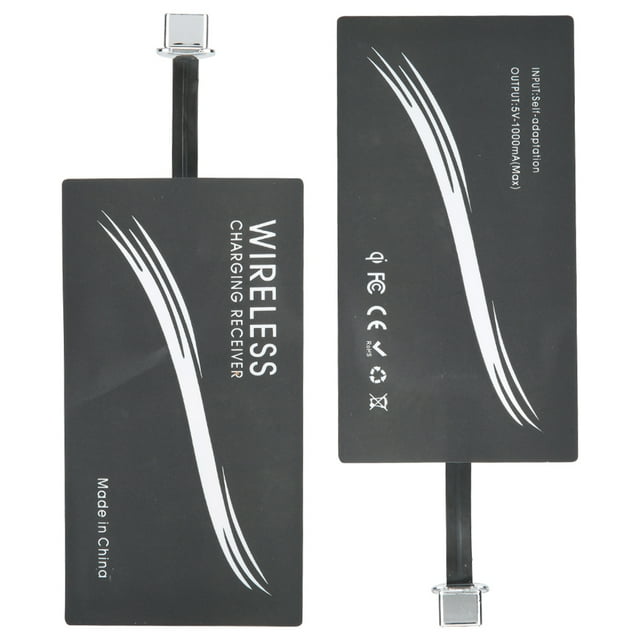 Wireless Charger Adapter, Adopt Self-adhesive Silicone Wireless Charger Receiver, Stable Performance For Mobile Phones