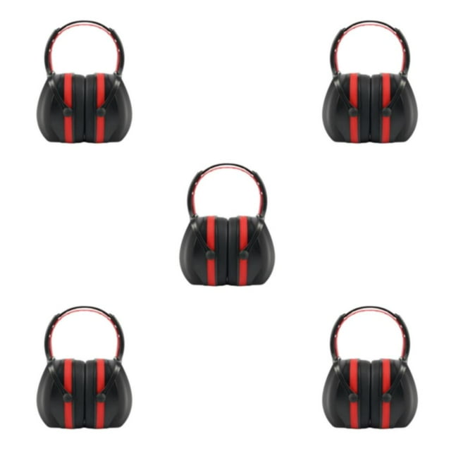 Transemion Cache-Oreilles Légers à Réduction de Bruit pour Dormir Portables et Haute Performance Rouge Épaisseur 4 mm 5 Ensembles