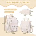 thumbnail image 2 of Girls Backpack, Kids Backpack for Girls with Anti-theft Back Pocket, Lightweight School Bookpack, Watrer Resistant, Bookbag for Elementary Primary Sch, 2 of 5