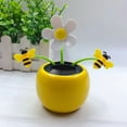 thumbnail image 5 of Solar Powered Dancing Flowers - Cute Sunflower & Bee Figurines that Sway in Sunlight, Garden Decor for Yard, Patio & Fun Yellow, 5 of 5