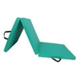 thumbnail image 6 of Three Fold Folding Exercise Mat Adult Yoga Pad for Pilates Gymnastics Training Green Oxford Cloth, 6 of 8