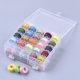 thumbnail image 4 of Caja color aleatorio prebobina hilos de bobina DIY artesanía bordado acolchado máquina de coser carrete de hilo 50 Piezas Yuarrent HA5893-00B, 4 of 6