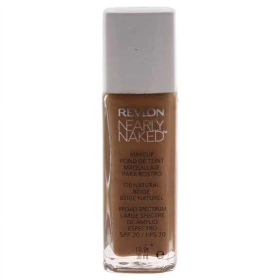 Nearly Naked Makeup SPF 20 - # 170 Natural Beige by Revlon for Women - 1 oz Foundation
