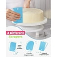 thumbnail image 2 of 2-Piece Piping Bags and Tips Set with 24 Icing Piping Tips, 2 Reusable Pastry Bags 12 Inch, Reusable Piping Icing Bags and Tips, Cake Decorating Kit for Frosting Cookie, Cupcake, 2 of 4
