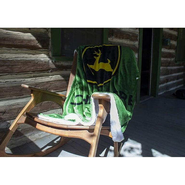 John Deere Fleece Backed Blanket 50 x 70