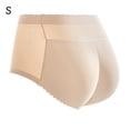 thumbnail image 1 of Calzoncillos con almohadilla de malla de culo falso realzador de levantador de cadera de mujer ropa interior sexy, beige, S Yuarrent AP001093-01, 1 of 7
