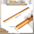 thumbnail image 2 of 6pack 18" Cabinet Edge Protectors for 13/16" Kitchen Cabinets Frame, Matt Gold, 2 of 7