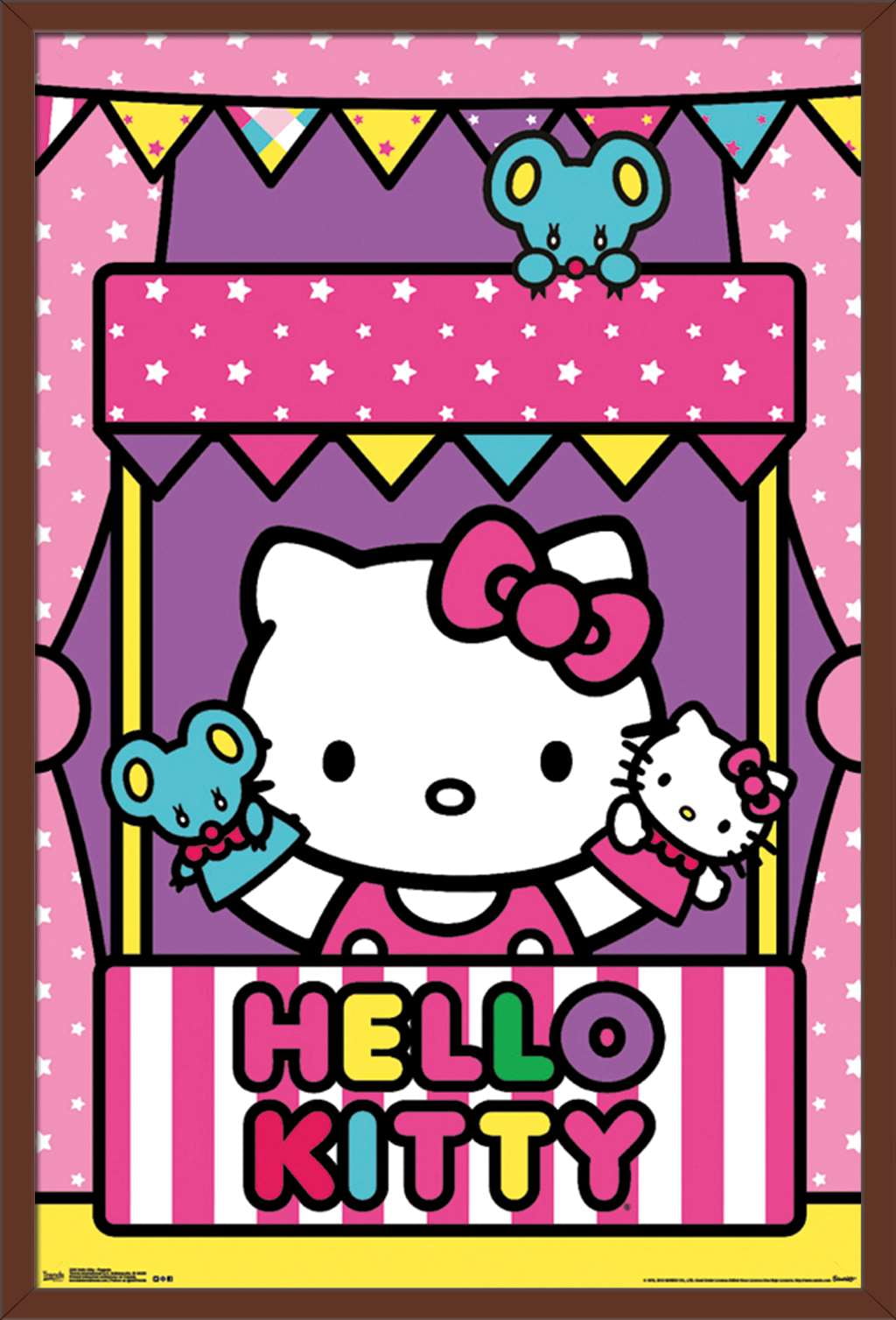 Hello Kitty Puppets Poster
