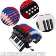 thumbnail image 2 of QJUHUNG Mini Accordion Instrument  17 Key 8 Bas Rhythm Training Spring Musical Piano Keyboard Rhythm Training Toy, 2 of 7