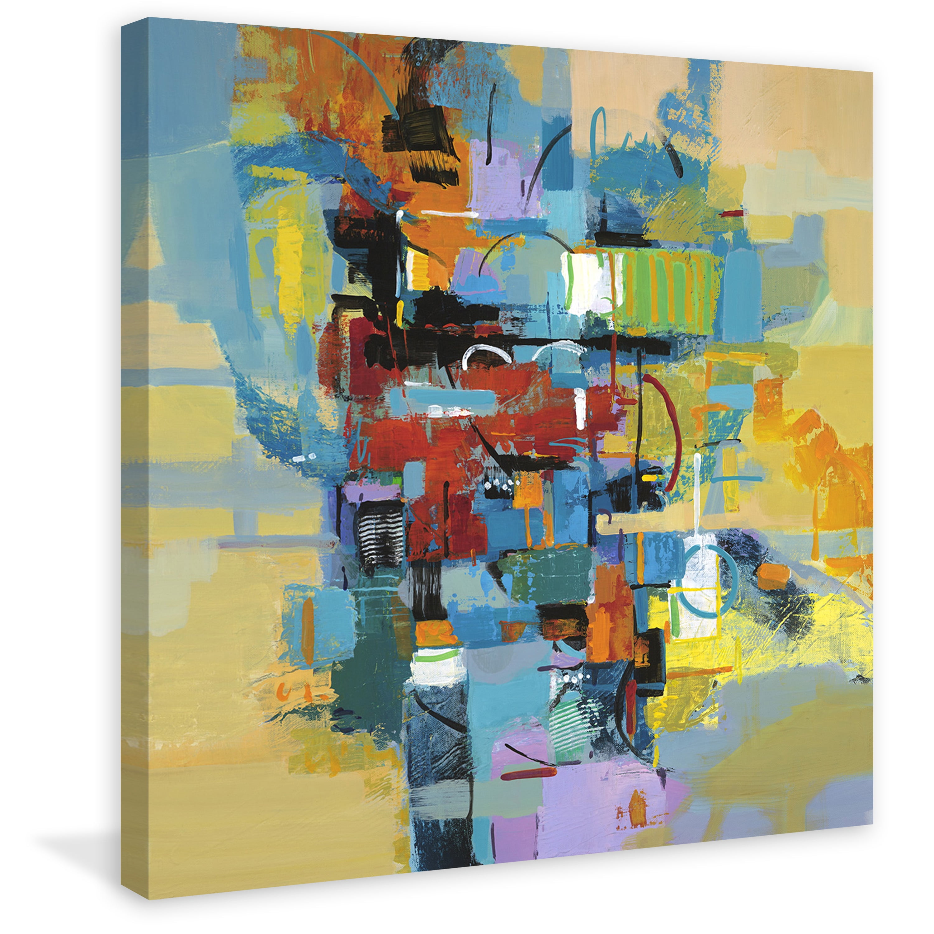 "Good Vibrations" Painting Print on Wrapped Canvas