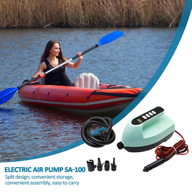 Bomba de aire eléctrica desmontable para SUP inflable Paddle Board Air Boat Kayak