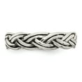 thumbnail image 4 of Sterling Silver Antiqued Celtic Band QR6899, 4 of 6