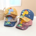 thumbnail image 6 of WIBACKER 2-5T Toddler Kids Cute 3D Dinosaur Baseball Cap Autumn Winter Corduroy Hat Outdoor Warm Casual Bonnet, 6 of 9