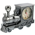 thumbnail image 1 of SASABAXI Train Clock For Kids Locomotive Shape Vintage Retro Silver 1Pcs, 1 of 5