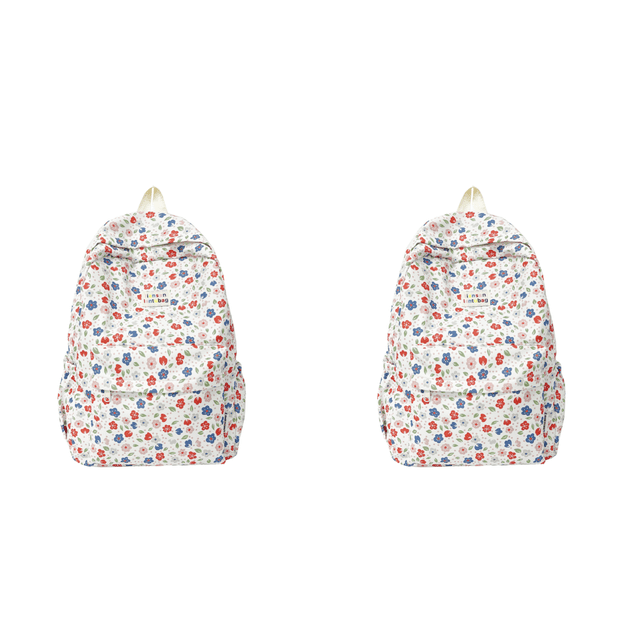 Mochila Escolar Floral Informal para Adolescentes Y Niñas