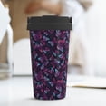 thumbnail image 6 of Goofa Purple Butterfly for Insulated Travel Coffee Mug Spill Proof Leak Proof 16 OZCoffee Tumbler Reusable Coffee Cups with Lids Thermos for Hot and Cold Drink, 6 of 8