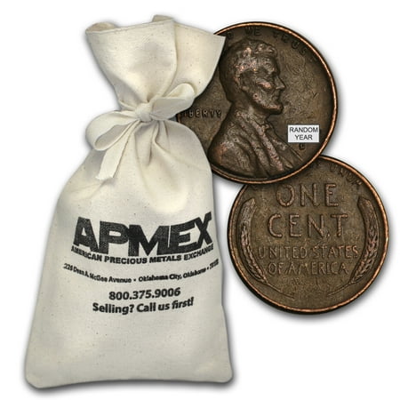 Wheat Cent Us Coins - 1909-1958 Wheat Cent 5,000-Count Bags