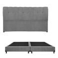 thumbnail image 1 of Box Base Cama King Size + Cabecera Nube Gris oscuro, 1 of 8