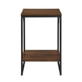 Trinity Dark Walnut End Table by River Street Designs