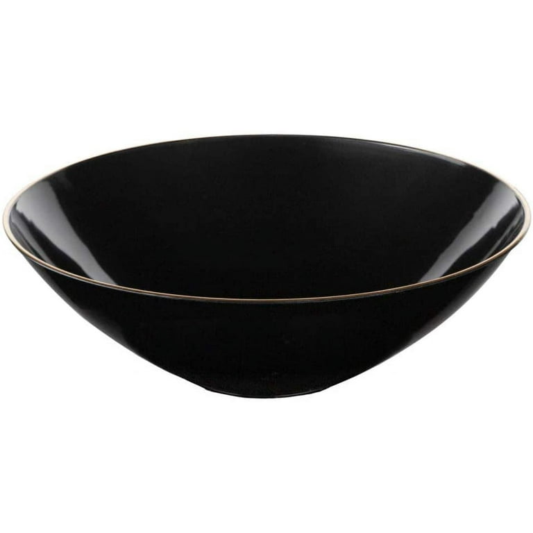 16oz Plastic Navy Blue Soup Bowl Edge Collection – EcoQuality Store