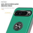 thumbnail image 4 of Allytech Hybrid Case for Google Pixel 9 Pro XL with 360° Rotatable Ring Kickstand, Soft TPU + Rugged PC, Screen Lens Protection Shockproof Anti-Fall Magnetic Car Mount Back Case - Darkgreen, 4 of 7