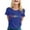 Blue, variant on Women Blouses Womens Extra Long Tee Shirts Climate Long Sleeve Womens Blouses Short Sleeve Shirt Junior Tops for Work Casual Running Tees Tight Fit Short Sleeved Tops Graphic Women Blue 2XL