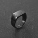 thumbnail image 1 of New 2023 Metal Glossy Rings for Men Geometric Width Signet Square Finger Punk Style Fashion Ring Jewelry Accessories Whole Sale, 1 of 5