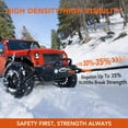 thumbnail image 4 of SPBTAR Kinetic Recovery Tow Rope, 1" x 30FT 50000LBS with Two Soft Shackles Heavy Duty Off Road Snatch Strap, 35% High Elasticity Recovery Strap Kit for Truck, Tractor, Car, ATV, UTV, Jeep, 4 of 9