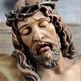 thumbnail image 7 of Catholic Crucifix Wall Resin Inspirational Home Décor Devout for Chapel Altar 2PCS, 7 of 7