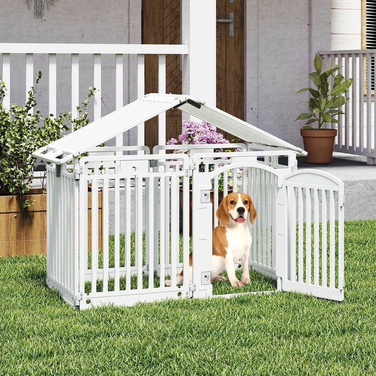 Costway, Plastic Dog Playpen, 8-Panel 32