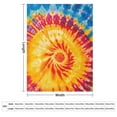 thumbnail image 2 of Colorful Swirls Tie-dye Blanket for Bed Throw Blanket for Women, Men And Kids Super Soft Plush Blanket Throw, Print Blanket, Blanket for Kids, 2 of 7